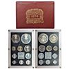 1974, Planned Families - Food For All, Proof set of 10 coins, Bombay mint, RB 41