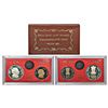 1985, Indira Gandhi, Proof set of 2 coins, 100 rupees and 20 rupees, Bombay mint, RB 111