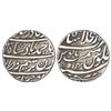 Image 1 : Afghanistan, Ahmad Shah Durrani, silver rupee, Dar ul-Khilafat Shahjahanabad,AH (117)3/RY 14,11.41g.