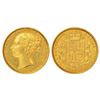 Great Britain, Victoria, gold sovereign, AD 1871, KM 736.2, 7.98g. Obv: Young head. Rev: Shield.
