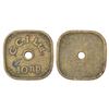 Cricket Club of India Ltd, square brass token, 10 naya paise, ICT 100.7.10, 6.13g.