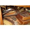 Image 2 : Shelf Lot of Toolbox, Tire Pumps & More