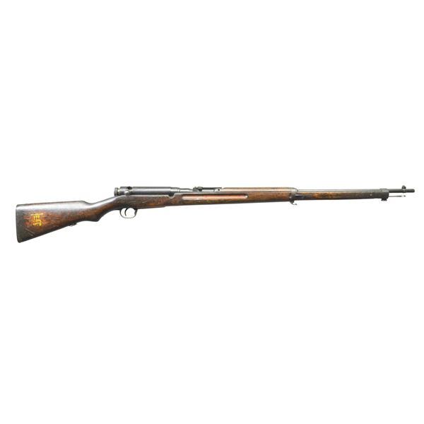 JAPANESE WWII TYPE 38 BOLT ACTION MILITARY RIFLE.