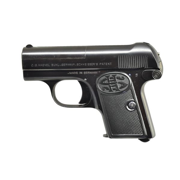 HAENEL SCHMEISSER MODEL I SEMI-AUTO PISTOL.