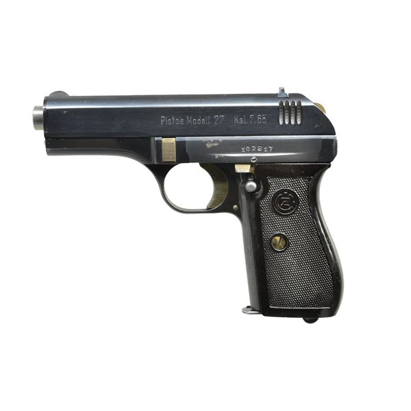 CZ MODEL 27 SEMI-AUTO PISTOL.
