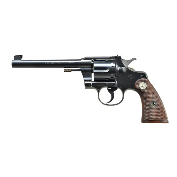 COLT OFFICER MODEL TARGET REVOLVER.