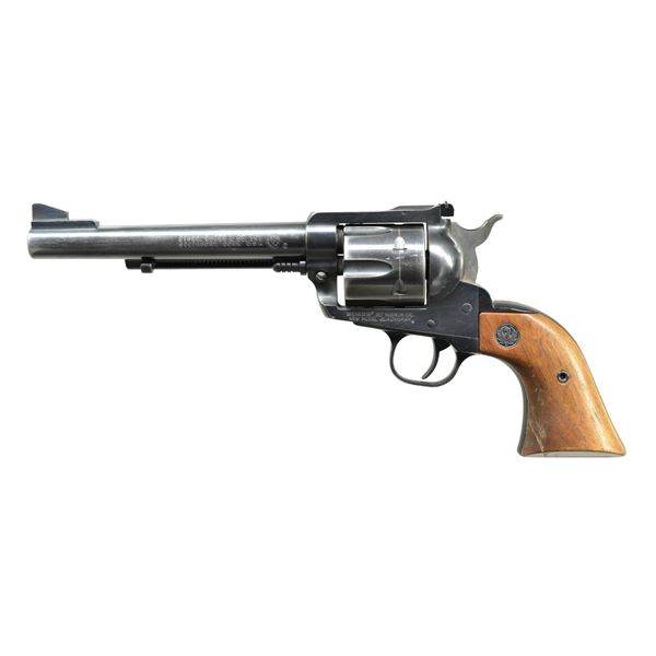 RUGER NM BLACKHAWK BLUED SA REVOLVER.