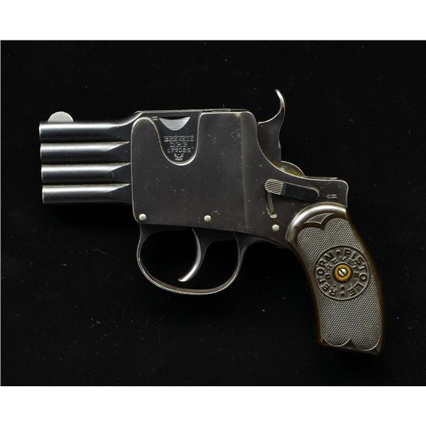 GERMAN SCHULER REFORM BREVETE 4 SHOT PISTOL.