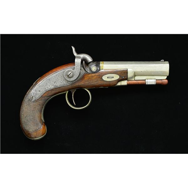 R. CLARK LONDON PERCUSSION BELT PISTOL.