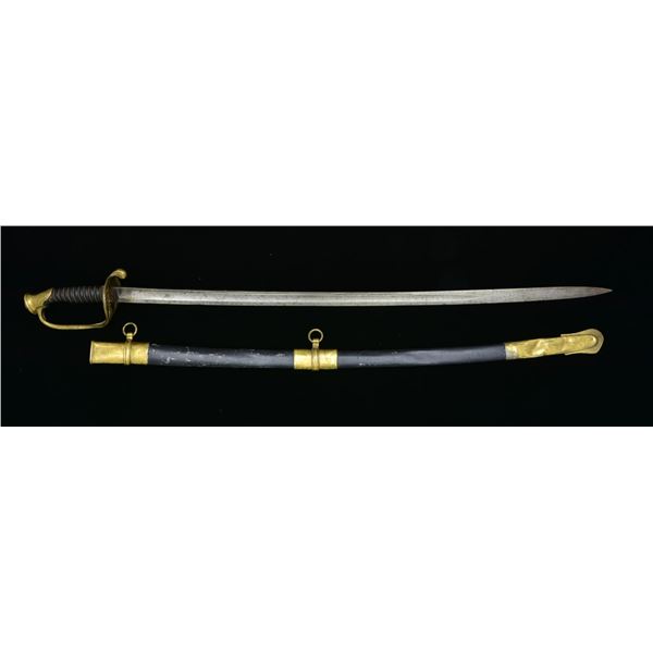CIVIL WAR MODEL 1850 FOOT OFFICERS SWORD.