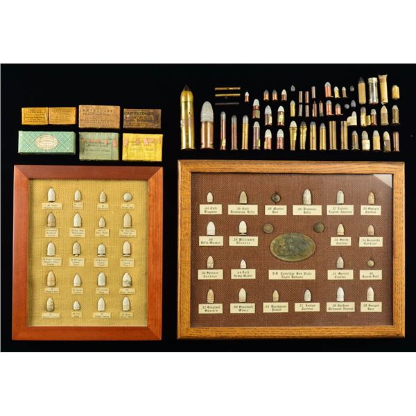 INTERESTING & DESIRABLE LOT OF ANTIQUE AMMO,