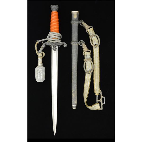 WWII GERMAN ARMY OFFICER'S WKC DAGGER.