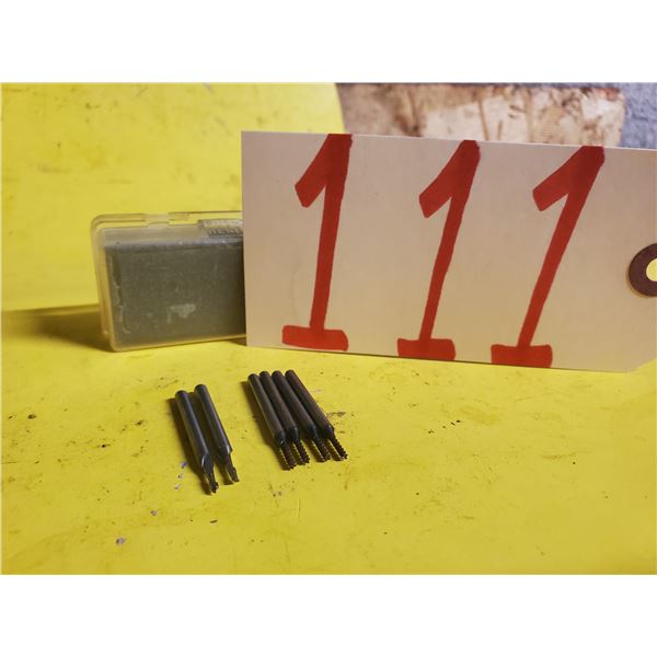 Lot (6)of assorted Carbide End Mill 1/16" 2fl. & 4fl. Shank 1/8"