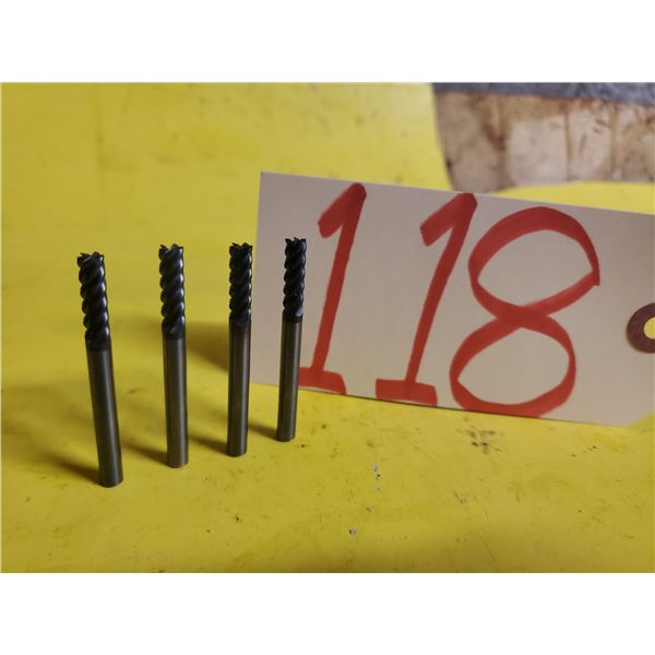 Carbide End Mill 3/16" 5fl.