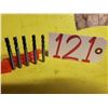 Image 1 : Lot (5) of Carbide End Mill 1/4" 4fl. Coated