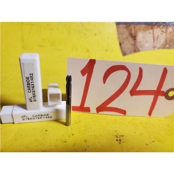 New Minicut Carbide End Mill 3/16" 4fl.