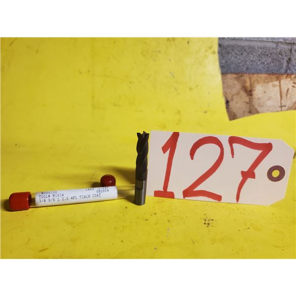 New Minicut Carbide End Mill 3/8" 4fl. Coated