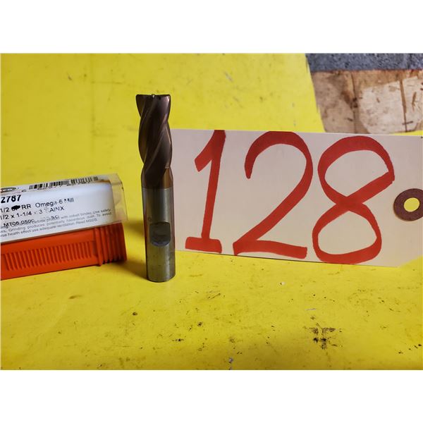 Carbide Radius End Mill 1/2" 4fl.