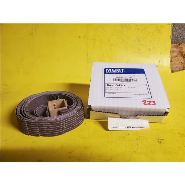 MERIT Sand-O-Flex 1/8"SC 10/Box Gr.120