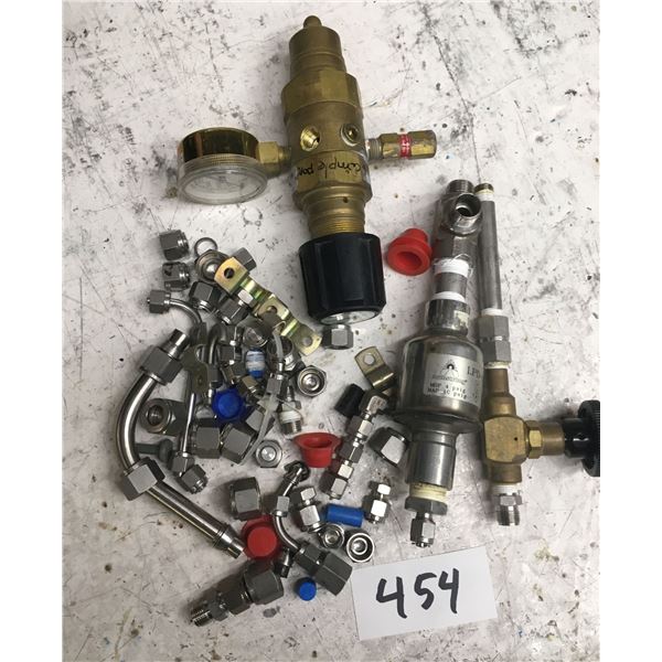 Pneumatique Stainless et brass  avec Régulateur Praxair 4123331-350