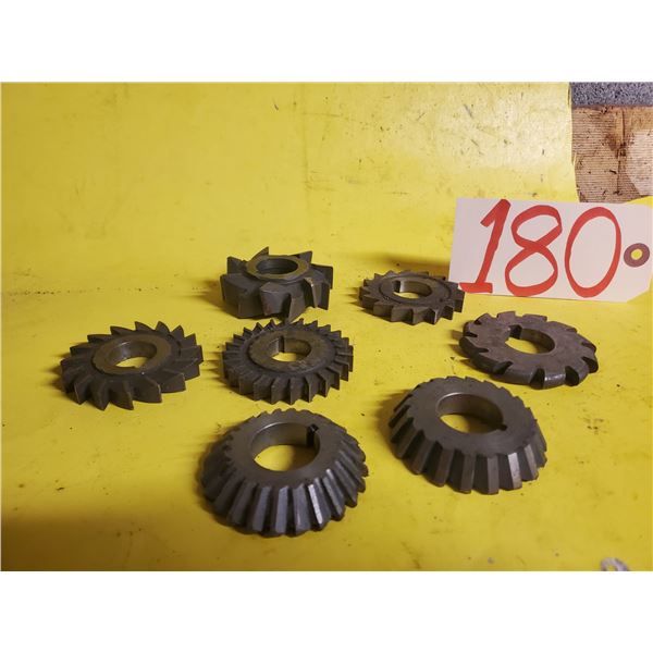 Lot of Assorted Milling Cutter 2"1/2