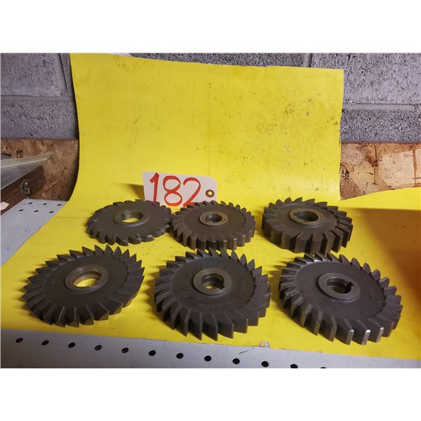 Lot of Assorted Milling Cutter 5"