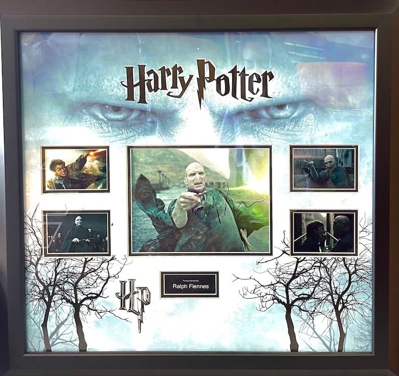 Signed and Framed Lord Voldemort Collage