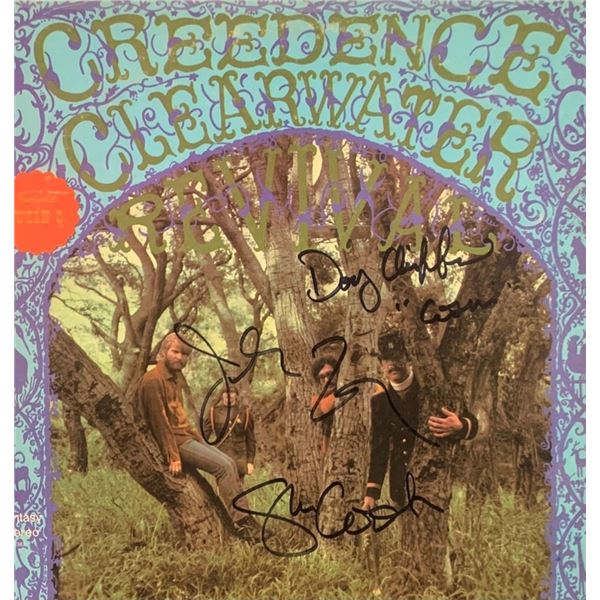 Signed Creedence Clearwater Revival Album Cover (1968 debut studio album)