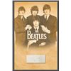 Image 1 : Beatles Poster with ALL 4 Signature Cuts