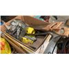 Image 2 : 2 BOXES OF TOOLS, CROWBAR, SAWS, HARDWARE