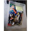 Image 2 : TRAY OF TOOLS AND 6 DRAWER PLASTIC ORGANIZER