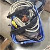 Image 1 : TOTE OF TOOLBELTS, ROPE AND KNEEPADS