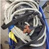 Image 2 : TOTE OF TOOLBELTS, ROPE AND KNEEPADS