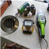 Image 1 : PROPANE HEATER, SHOPLIGHT, BUSHNELL BINOCULARS AND BISSELL VACUUM WORKING NO CHARGER