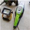 Image 2 : PROPANE HEATER, SHOPLIGHT, BUSHNELL BINOCULARS AND BISSELL VACUUM WORKING NO CHARGER