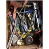 Image 2 : BOX OF HAND TOOLS, HAMMERS, SCREWDRIVERS, ADJUSTABLE WRENCHES
