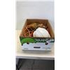 Image 1 : BOX OF TOOLS, EXTENTION CORD, HARD HAT