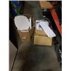 Image 1 : 2 BOXES OF DEFECTIVE STORE RETURN TOTO AND BRONDELL BIDET TOILET SEATS