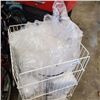 Image 2 : WIRE BASKET WITH PLASTIC BAGS AND WIRE TOMATO CAGE