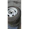 Image 2 : 4 MUD AND SNOW WINTER TIRES ON RIMS -2 COOPER 185/70R14 INCH AND 2 NORD FROST 185R14 INCH TIRES