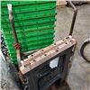 Image 2 : METAL WELDING TANK CART AND 2 PLASTIC FOLDING SAWHORSES