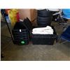 Image 1 : 6 TOTES WITH BUILT IN LIDS AND LIFTING BAGS