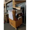 Image 1 : PALLET OF ARTWORK, LIGHTING, DEFECTIVE STORE RETURNS, ETC