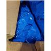 Image 2 : CASE OF BLUE PLASTIC GROCERY BAGS
