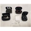 Image 2 : 5 PAIRS LOST PROPERTY WIRELESS EARBUDS WITH CHARGING CASES