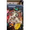 Image 8 : TOTE AND BOX OF COLLECTABLES, TOYS, MICKEY MOUSE, SESAME STREET AND OTHERS