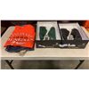 Image 1 : 2 PAIRS SHOES SIXZE 6.5 AND 5 US WOMENS AND PAIR OF LEVIS JEANS 36 X 34 AND NFL SHIRT