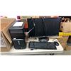 Image 1 : DESKTOP OEM GAMING COMPUTER INTEL I5 WINDOWS 10, 500GB HD, 4GB DDR3 RAM, 24 INCH MONITER, KEYBOARD, 