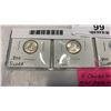 Image 2 : 4 CANADIAN NEAR MINT SILVER DIMES .800 SILVER