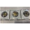 Image 2 : 3 SPECIAL CANADIAN TOONIES - 2015 SIR J.A. MCDONALD, 2017 VIMY RIDGE, 2020 VICTORY